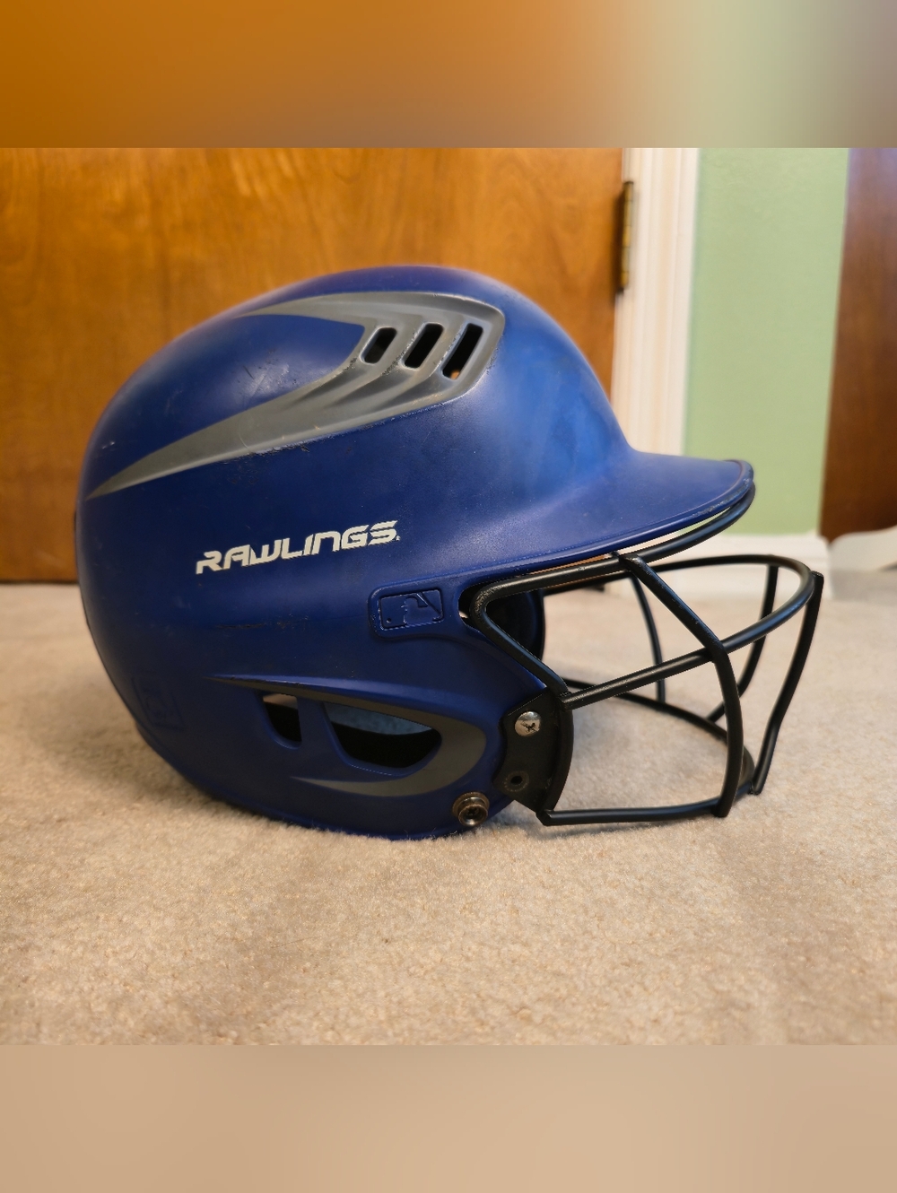 Rawlings Baseball Batting Helmet R16J-R1 Matte Navy